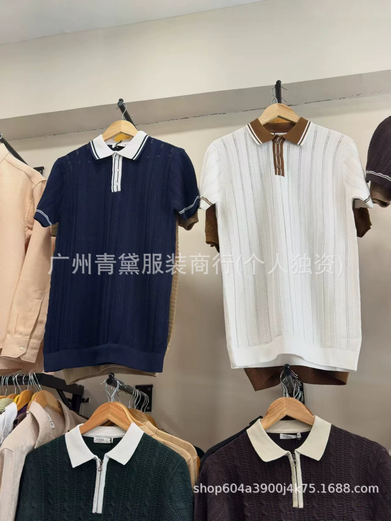 Men's polo shirt Men's polo shirt Men jacket short sleeve T-shir 5