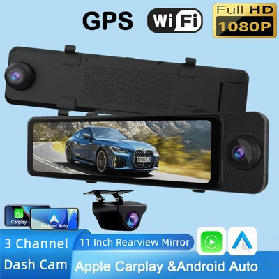 Naviqasiyalı ağıllı güzgülər streaming rearview mirror dashcam