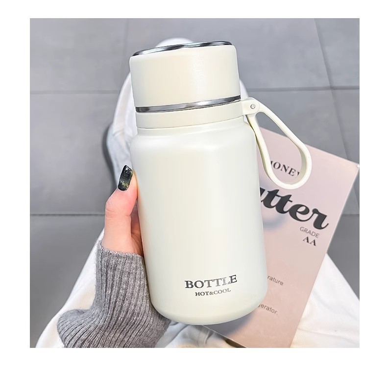 Large-capacity Insulated Stainless Steel Thermos With Tea Filter_voghion.com