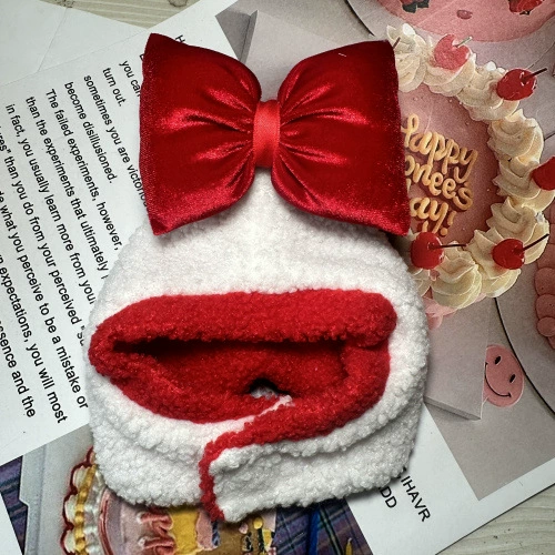 Домашний питомец кот день рождения шапка милый новый год красный рождественский шапка для собак украшения Тедби Медведь одеваются головные уборы