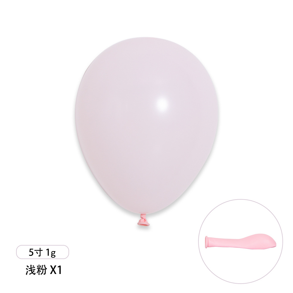 Round Matte 5-inch Light Pink 200/1 Pack