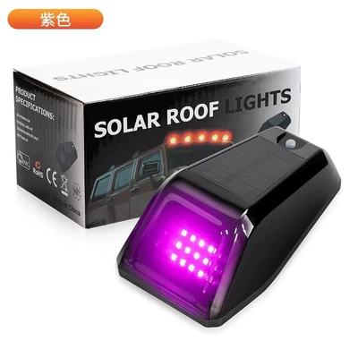 Other lights for Trucks, Pickup Trucks, Car - square-roof-light-translucent-black-pink-light