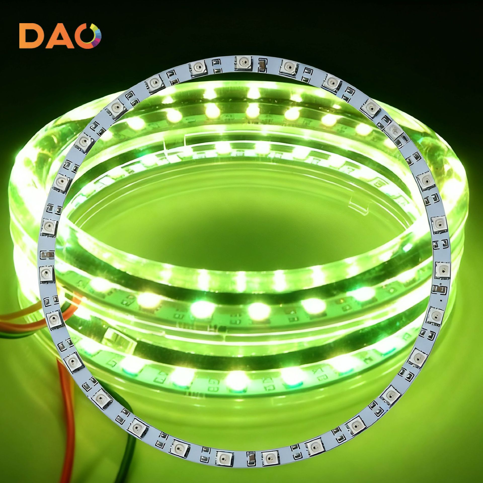 Nuevo RGB colorido Ángel Ojos 3. 02,5 pulgadas coche LED giratoria lente decoración diurna apertura de la luz