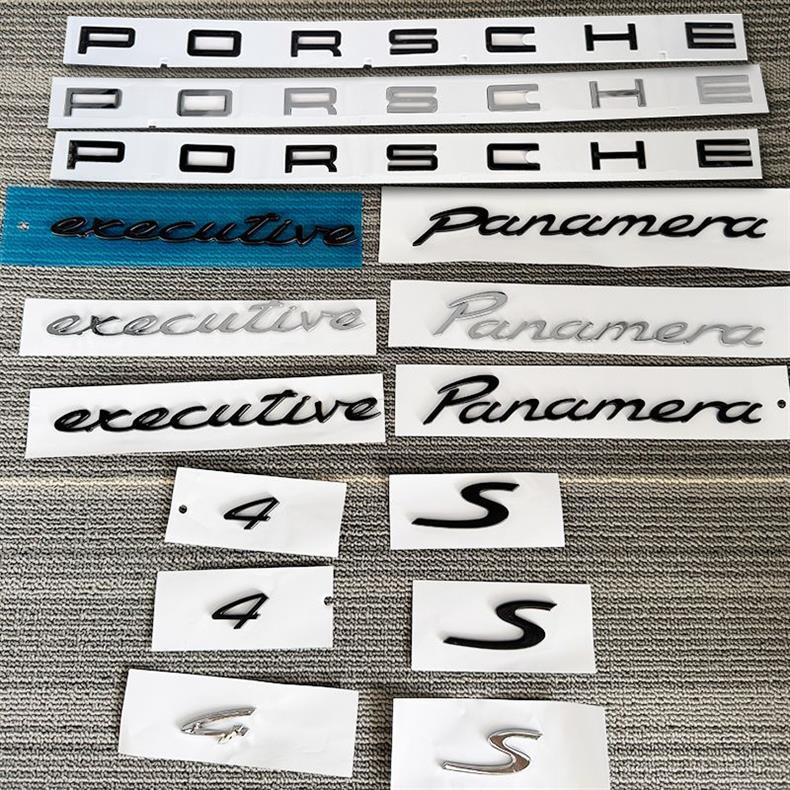 Suitable for Porsche Panamera rear emblem, Porsche Panamera 4S executive model, English lettering