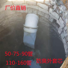 农村化粪池管道防臭阀下水道防返味 卫生间110排污管防虫防鼠盖板