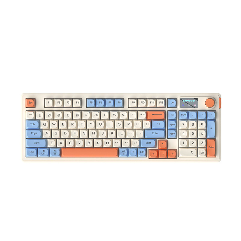 狼途L98有線RGB高颜値三モードキーボード競技ゲームオフィスタイプ無線薄膜静音キーボード|undefined