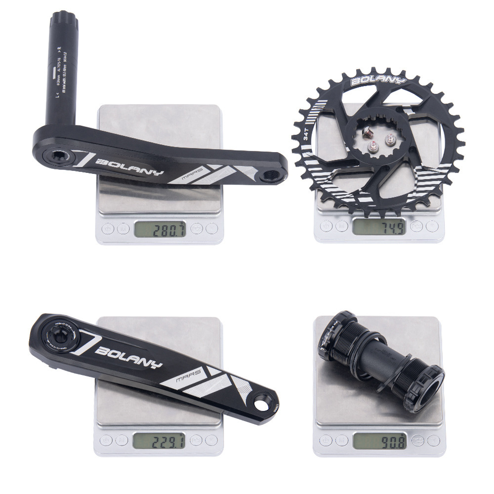 BOLANY montaje directo de aleación de aluminio GXP manivela hueco integrado accesorio de modificación de disco de dientes de bicicleta de montaña