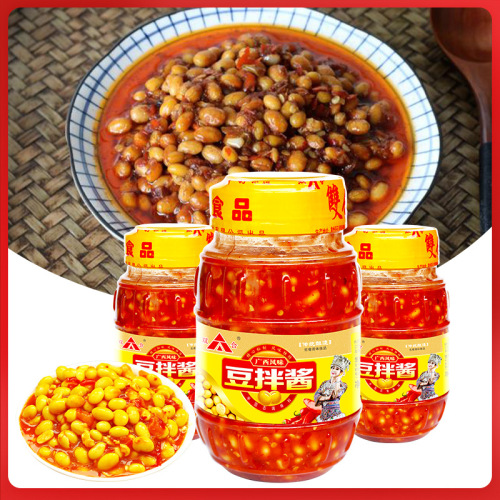 Guangxi specialty double bean paste 900g spicy pepper mixed rice mixed with noodles and rice seasoned soybean paste bean paste