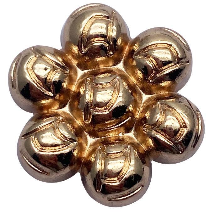 2023 nuevo centro comercial mismo estilo metal agujero zapatos hebilla zapato flor DIY rhinestone tridimensional zapato hebilla Accesorios al por mayor