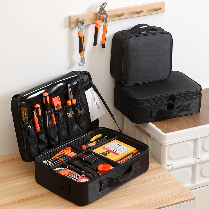 Tool Bag, Fishing Gear Bag, Multi-Functional Repair Canvas, Electrician's Special Wear-Resistant Installation Portable Thickened Tool Bag for Men