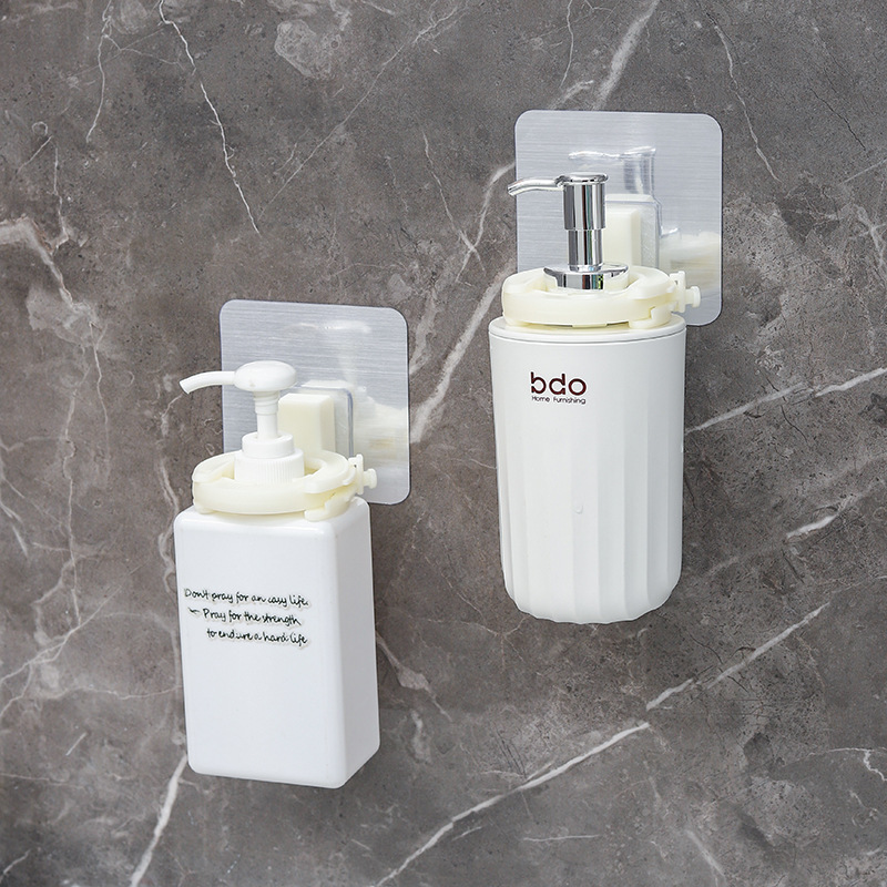 Household Bathroom Shower Gel Hanger Adjustable Shampoo Storage Rack Seamless Wall-mounted Punch-free Storage Rack