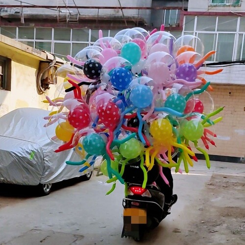 Octopus Balloon Floating Air Balloon New Octopus Flying Doll Street Stall Night Market Doll Bobo Ball Delivery