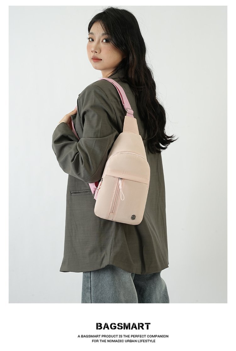 247g Weight Nylon Lining Material Sewing Thread Fashion Element Zipper Closure Type Single Shoulder Strap Strap Type Fanny Pack Bags Type Holiday, Daily Occasion Oxford Cloth Material Solid Color Pattern All Seasons Season Women's Gender Classic Style Style Square Shape Medium Size Women's Classic Style Solid Color Oxford Cloth Waist Bags 3