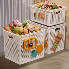 子供用おもちゃ収納ボックス家庭用ベビーカー収納かご大容量ぬいぐるみ収納かご