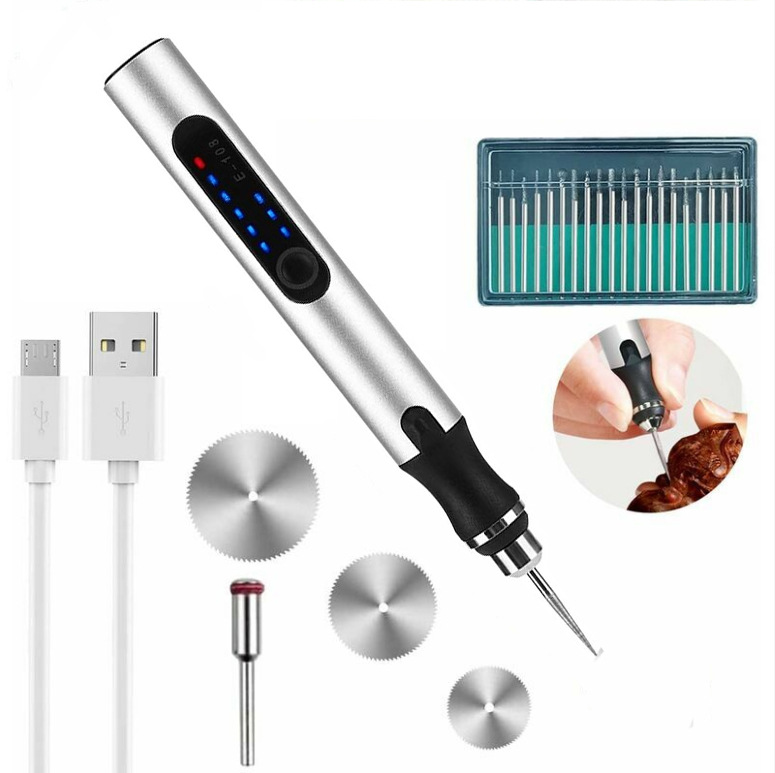 Máquina de grabado pequeña de mano de alta velocidad mini máquina de pulir eléctrica Jade carpintería máquina de grabado máquina de corte perforación taladro eléctrico