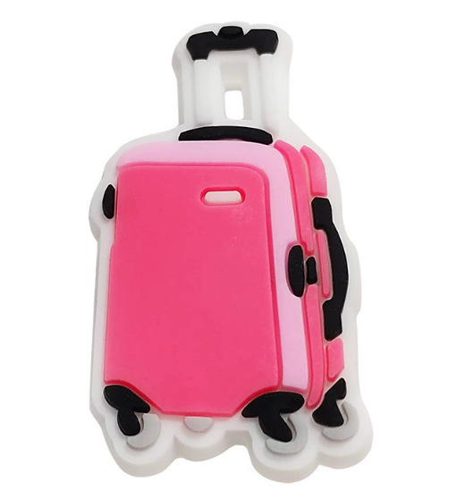 Nuevos dijes rosas para zuecos, clips desmontables para zapatos Crocs para niños y niñas, accesorios DIY para zapatos de jardín.