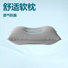 植毛正方形昼寝用エア枕、アウトドアキャンプ用クッション、旅行用エア枕、腰枕、アウトドアキャンプ必需品