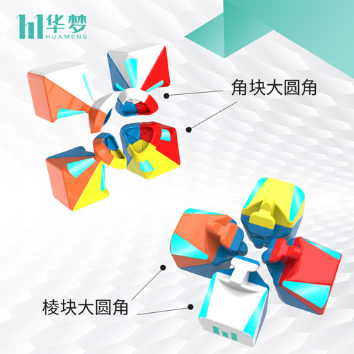Children's competitive puzzle game three-layer magic cube toy, school training professional-level two, four, five, six, seven-layer pyramid