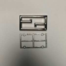 5.5cmx3.0cm 长方形锌合金装饰扣 大衣扣现货供应 量大详谈