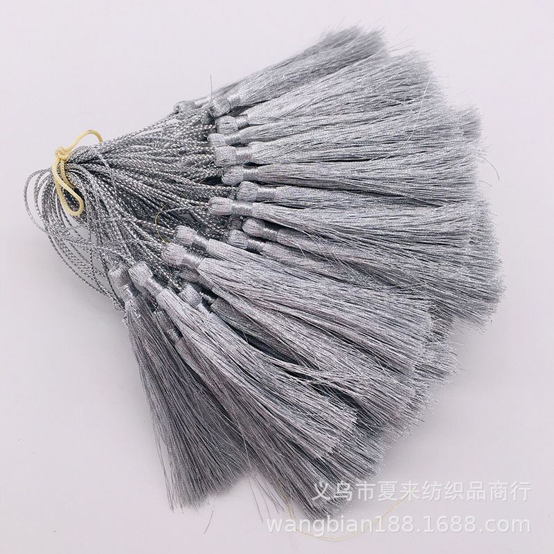 工厂直销 金银丝流苏 抱枕座垫小流苏 礼品包装装饰 金线流苏