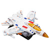 Electric neon transformer, universal music airplane, lightweight automatic toy for boys, fighting, wholesale