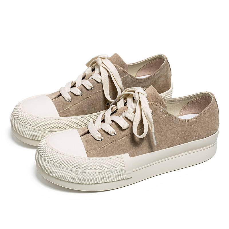 3172 Big Head für Herren 2024 Frühjahr Neues Echtleder Dicke Sohle Lässiger Promi Gleicher Akademie-Stil Klein und beliebt_voghion.com