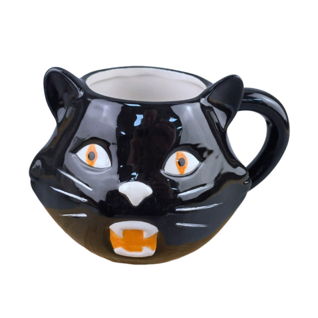 Taza de Halloween cuidadosamente seleccionada Taza de café con forma de bebé de calabaza Festival de fantasmas Taza de dibujos animados creativa con forma 3D