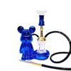 Middle East Arabia water smoke resin craft water cigarette love bear shape water smoke bar lights water smoke house