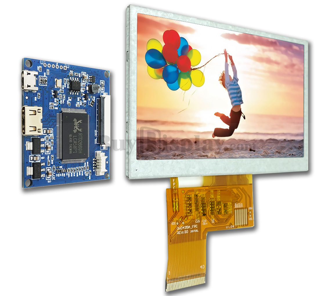 4.3 inch 480x272 Touch Display