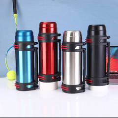 2L保温ポット、304ステンレス鋼、大容量、ストラップ付き、アウトドアスポーツ、旅行、卸売、カスタム、真空断熱
