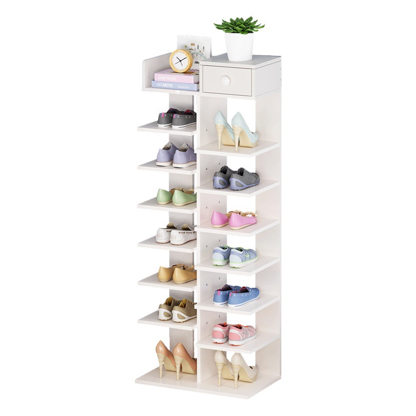 Zapatero simple puerta hogar pequeño mini zapato gabinete dormitorio puerta de entrada gran capacidad zapato almacenamiento rack ahorro de espacio