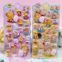 Three dimensional cartoon sticker, rainbow phone case, gradient