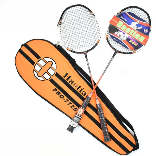 Haotian badminton racket split 2 PCs children adult durable one-piece badminton racket with bag suit badminton racket wholesale