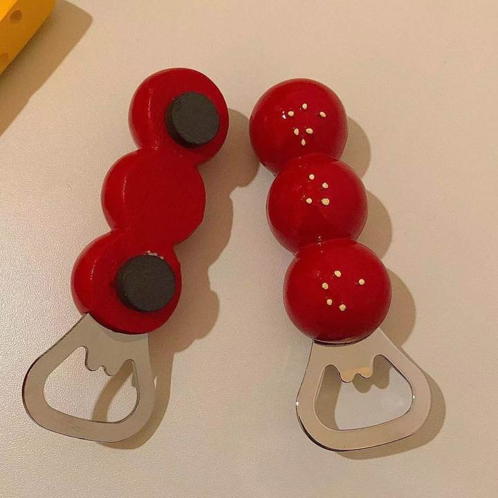 설탕에 절인 산사나무 병따개 2개