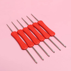 メーカー卸売ダブルヘッドかぎ針diy手作り編みツール毛糸かぎ針手作り材料ツールかぎ針細かい