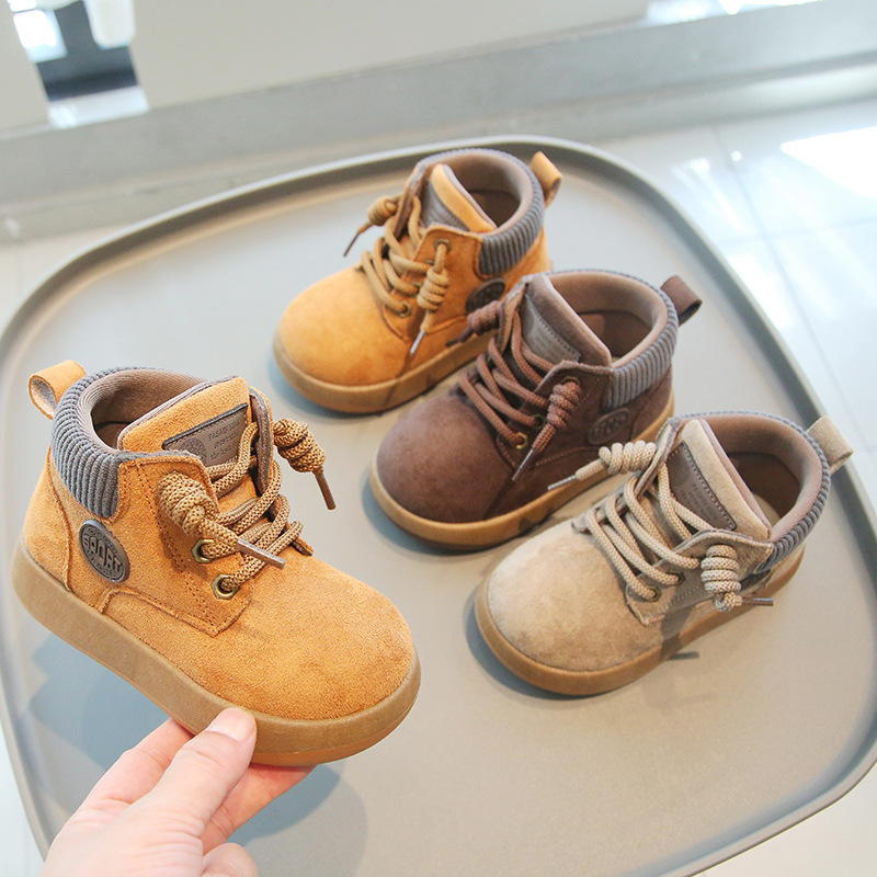 Children's Martin Boots 2026 Spring and Autumn New Style Boys' Short Boots British Retro Girls' Leather Boots Soft Sole Baby Shoes Single