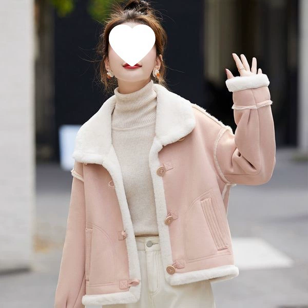 Зимняя куртка женская в стиле Chanel, утеплённая с меховой оторочкой, S–2XL