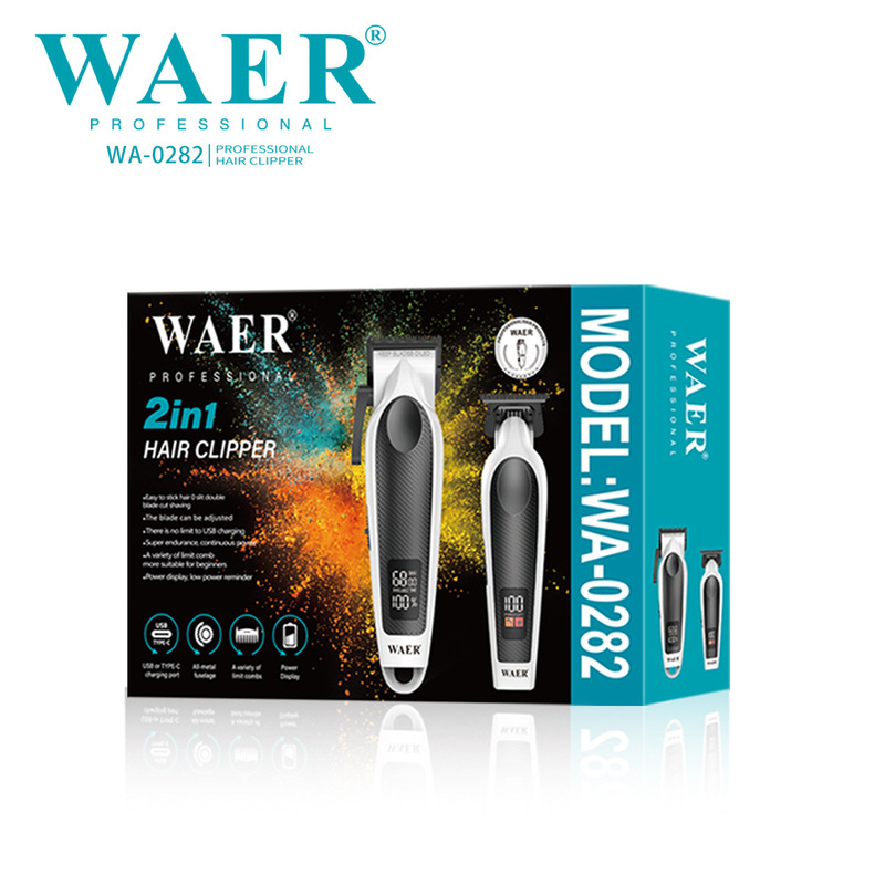 WAER新款理发器电推剪电推子理发神器理发工具油头雕刻套机专业款|undefined
