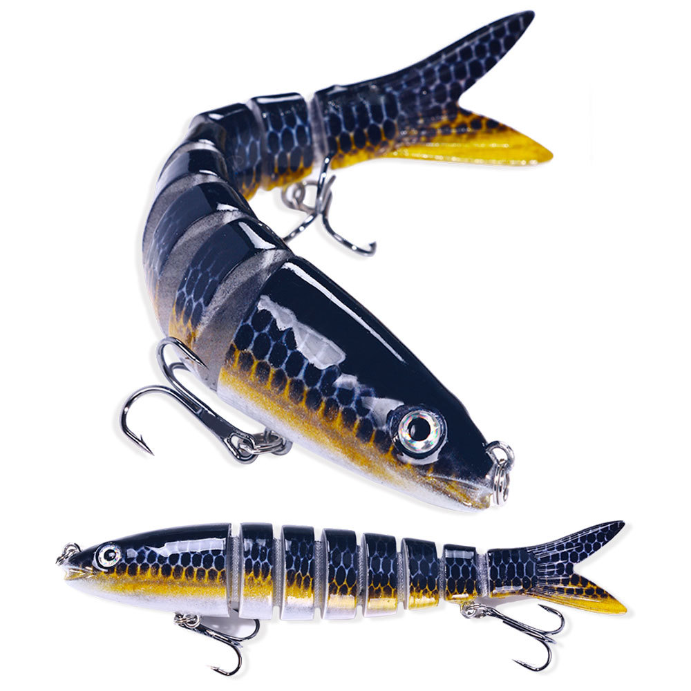 Nuevo Luya cebo multi-Sección de pescado 16 colores 13cm 18g biónico multi-Sección de cebo duro Comercio exterior Luya pesca cebo falso