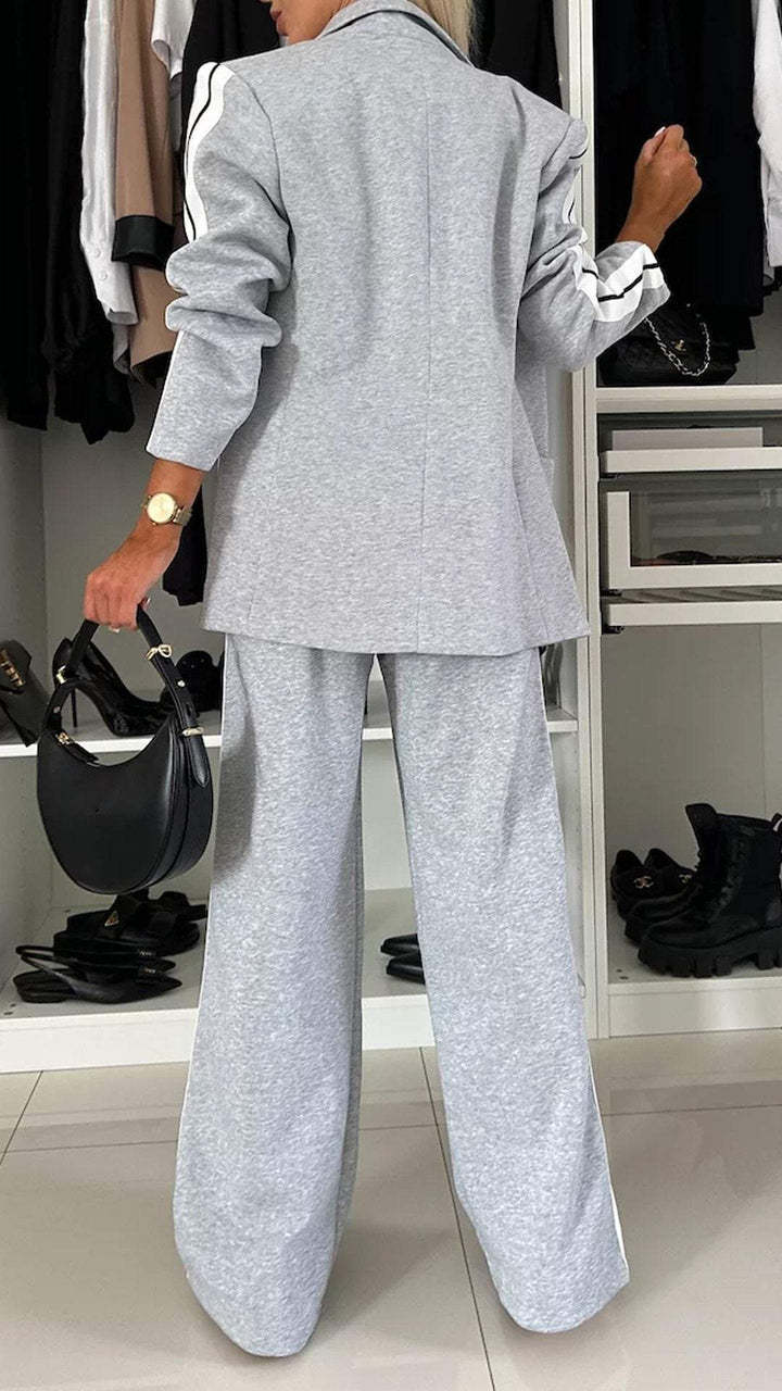 Damen Shorts Set Langarm Für Herbst Und Winter_voghion.com