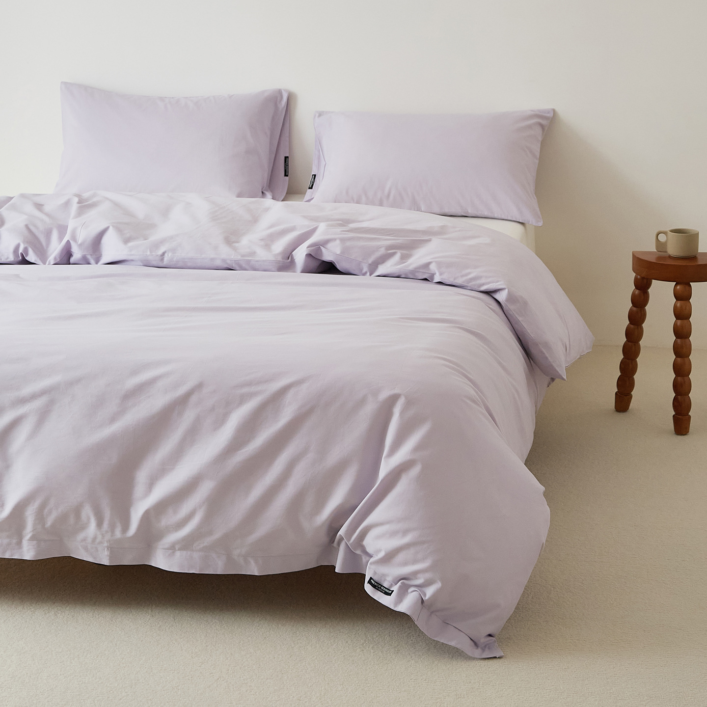 100s純綿の綿の長い綿の毛を磨いて布団カバーの単品の秋冬の厚いベッドカバーの綿の布団カバーの純色のシーツの枕カバー