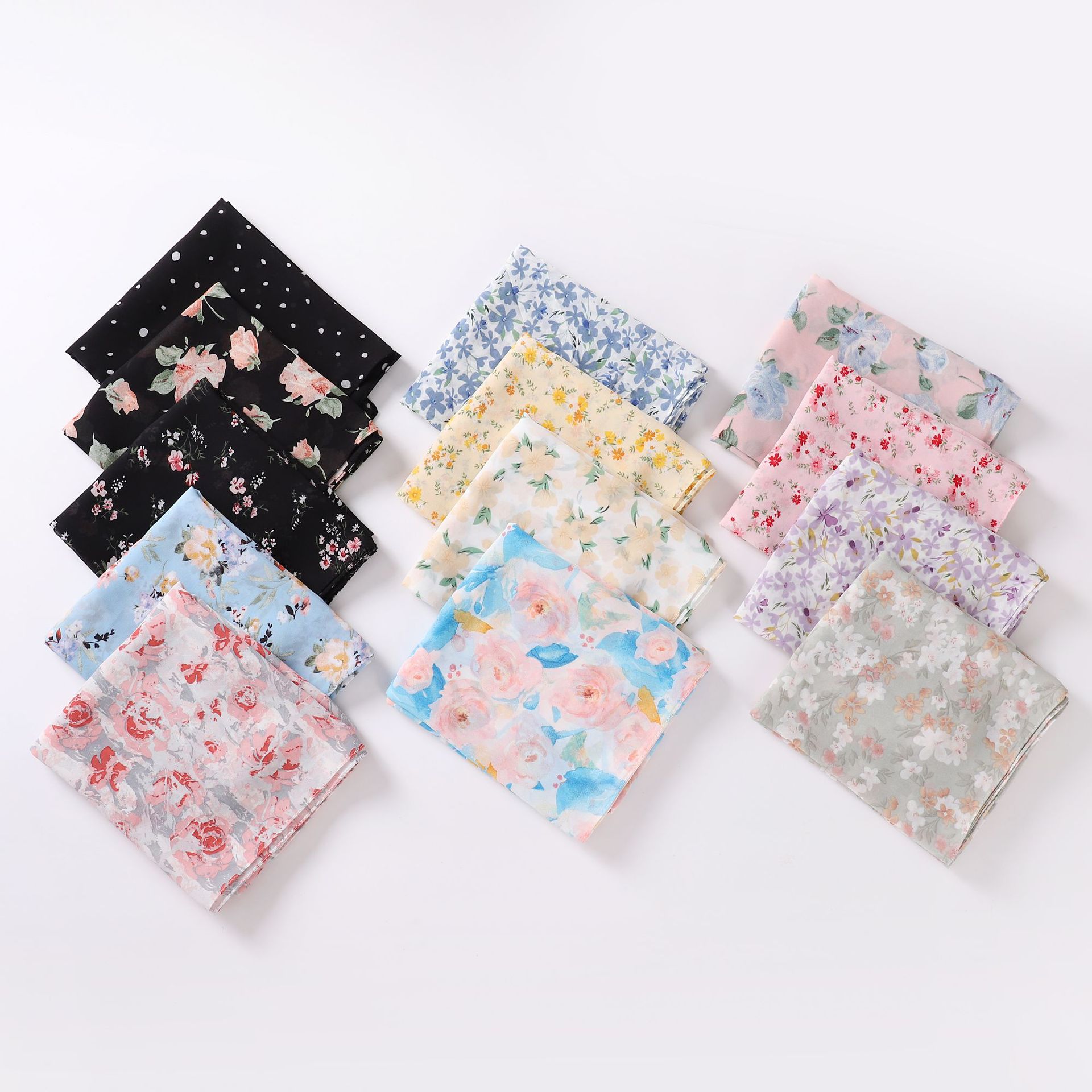 Polyester Material Sweet Ditsy Floral Flowers