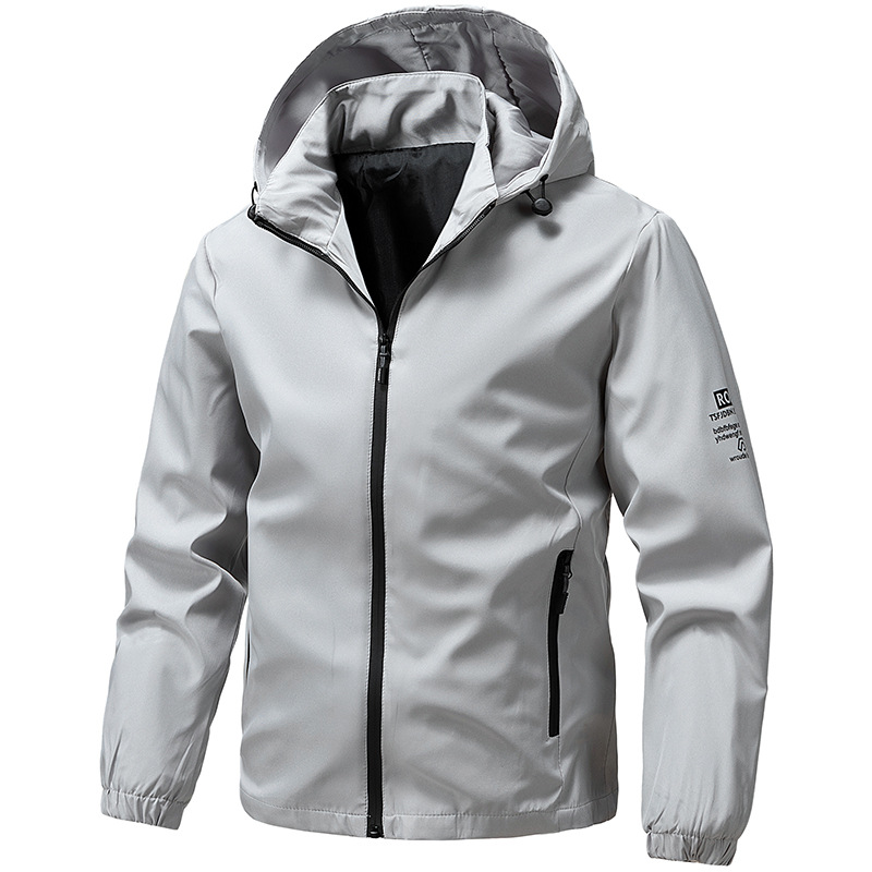 Men's Cross-Border Jacket 2026 Spring/Autumn New Style Casual Windproof Stand Collar Jacket Slim Fit Men's Clothing