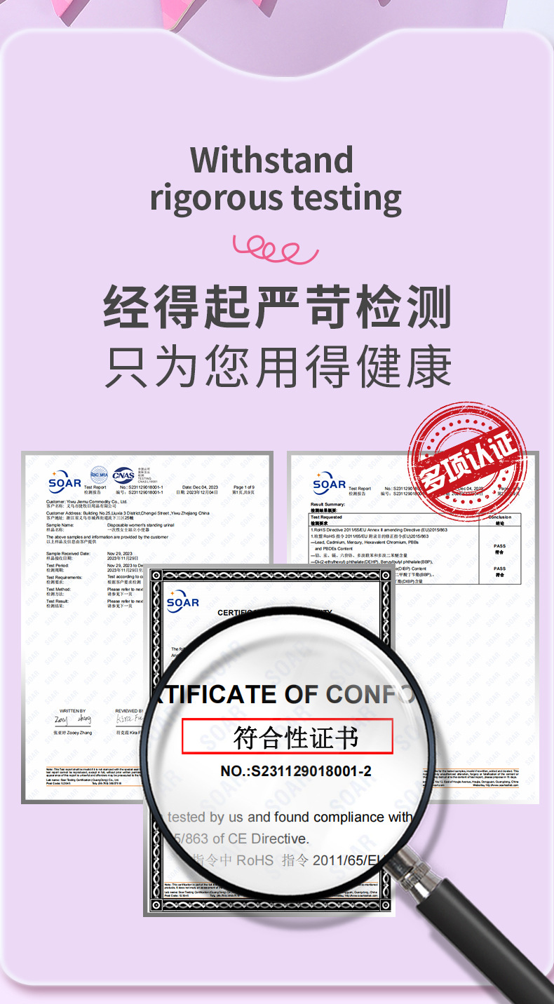 Disposable Female Urinal, Paper Urine Cup for Elderly, Pregnant Women, Patients, Foldable Urination Device, No Need to Squat
