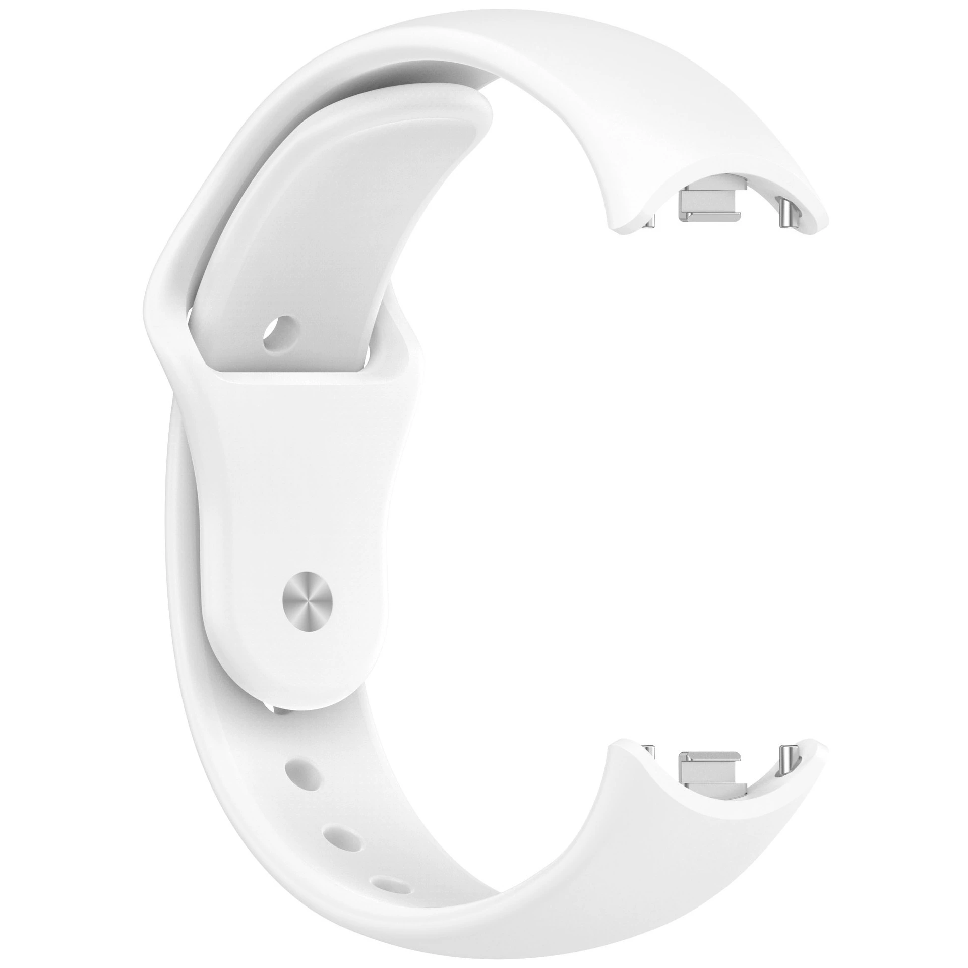 Qingtangfa подходит для браслета Xiaomi 10/9/8 силиконовый ремешок xiaomi smart band8 металлическая головная пряжка