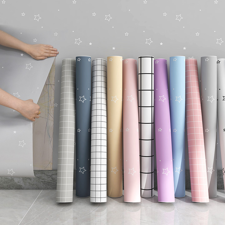 Self-Adhesive Wallpaper for Bedroom, Waterproof, Moisture-Proof, Non-Permeable, Suitable for Dormitory Renovation, Background Wall Sticker, Starry Sky Pattern