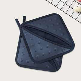 多用防烫垫餐垫棉格子布艺方形加厚隔热杯垫 厨房微波炉烘焙锅垫