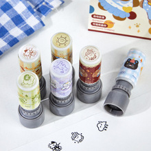 拾光手账印章 暖心守护星系列 光敏按压印章可爱卡通DIY打卡装饰