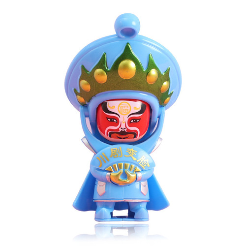 Chinese-style commemorative item Sichuan Opera Changing Faces Doll, Peking Opera Mask Plush Toy, Night Market Stall Supply Wholesale