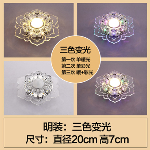 [표면 실장] 11와트 [따뜻한 빛 + 유색광]